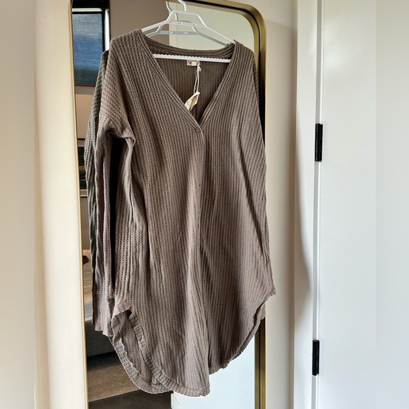 Hem & Thread Waffle Cardigan - Picture 2 of 3